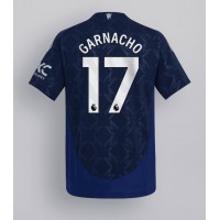 Maglia Calcio Manchester United Alejandro Garnacho #17 Seconda Divisa 2024-25 Manica Corta